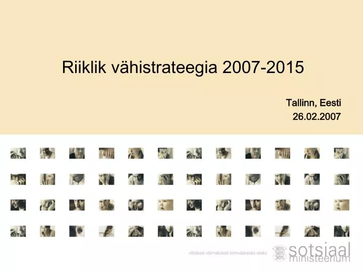 riiklik v histrateegia 2007 2015