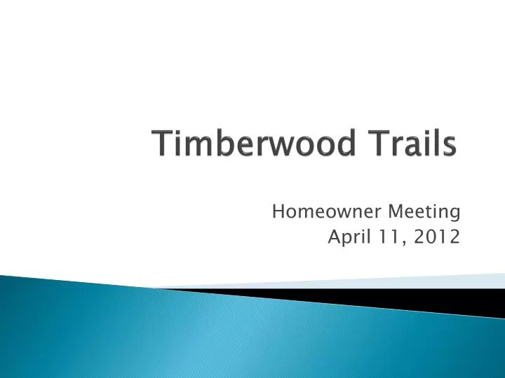timberwood trails