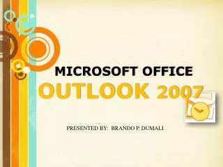 MICROSOFT OFFICE OUTLOOK 2007