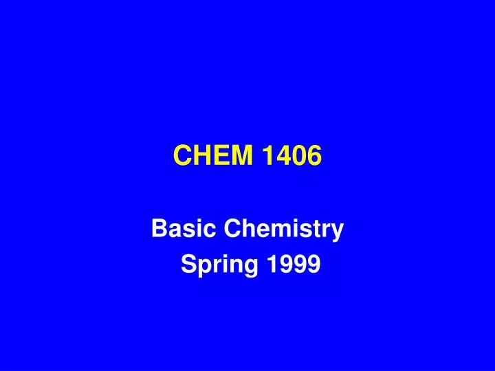 chem 1406