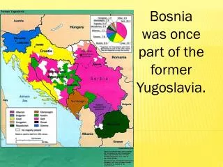 Bosnia was once part of the former Yugoslavia.