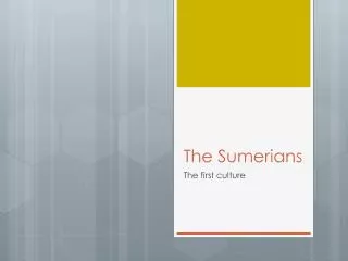 The Sumerians