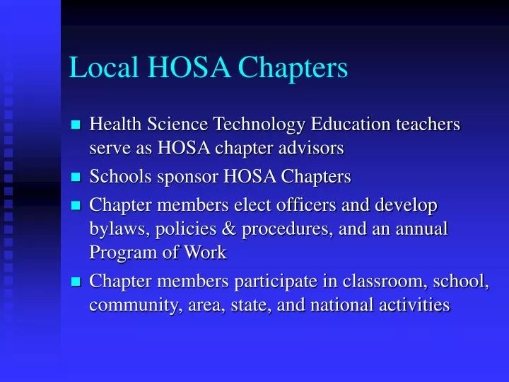 local hosa chapters