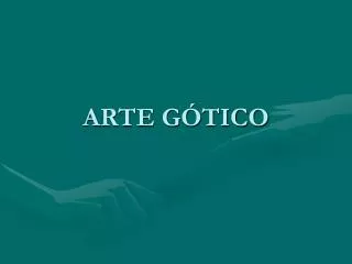 arte g tico