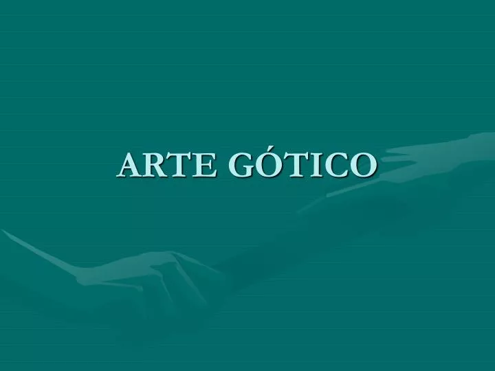 arte g tico