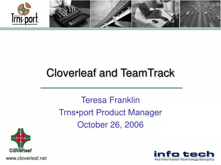 cloverleaf and teamtrack