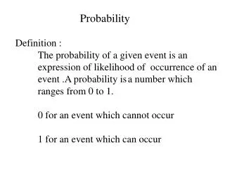 Probability