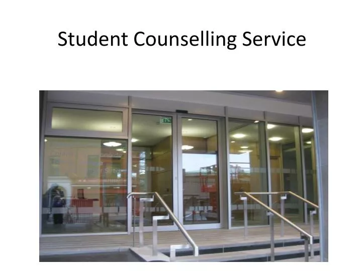 student counselling service