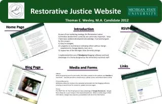Restorative Justice Website