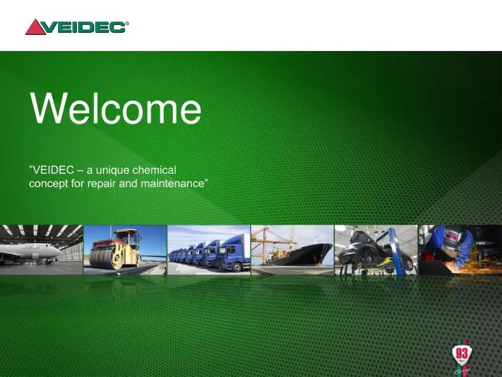 welcome veidec a unique chemical concept for repair and maintenance