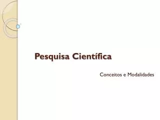 pesquisa cient fica