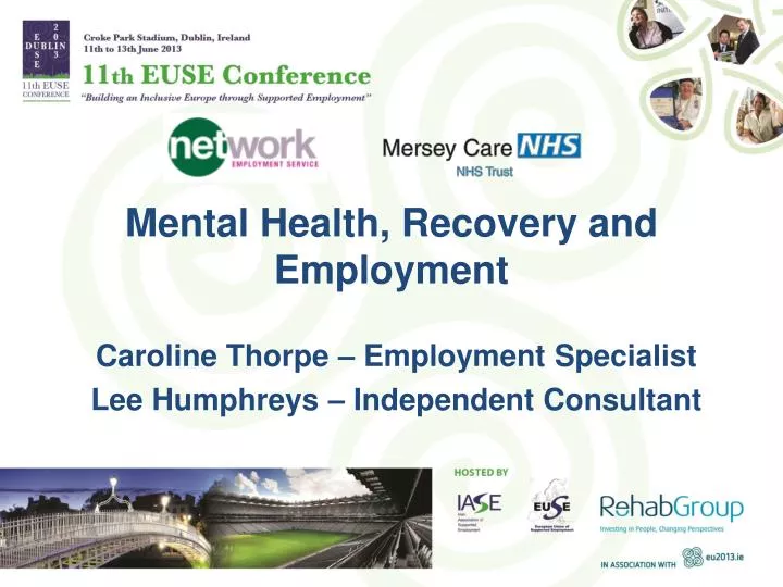 mental health recovery and employment