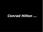 Conrad Hilton … - slide 1
