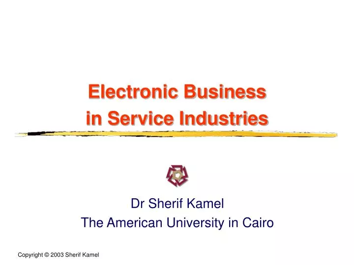 electronic business in service industries