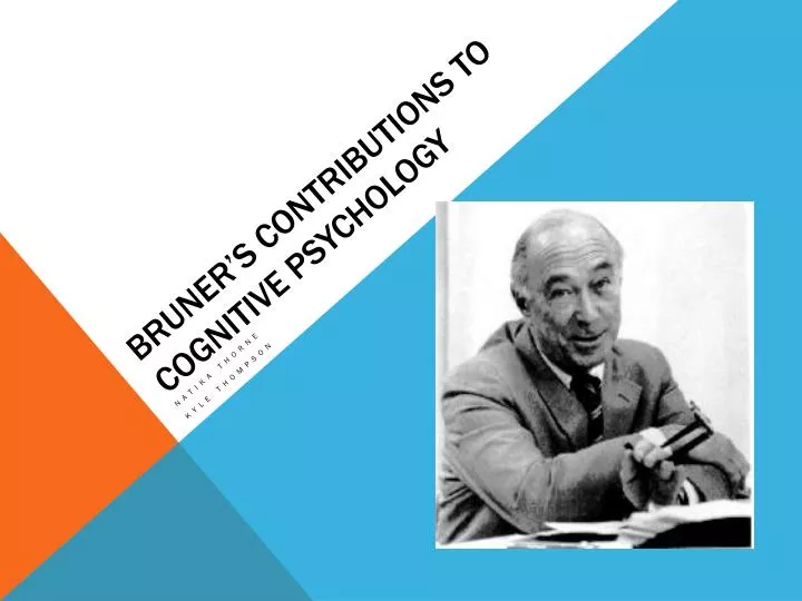 bruner s contributions to cognitive psychology