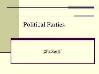 Political Parties