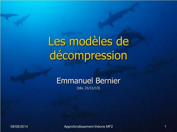 les mod les de d compression