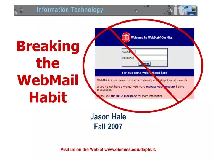 breaking the webmail habit