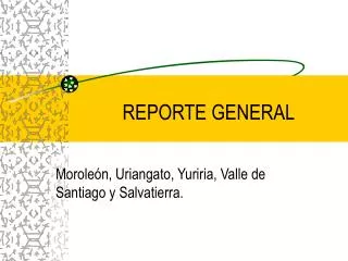 reporte general