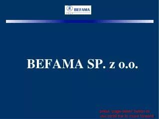 BEFAMA SP. z o.o.