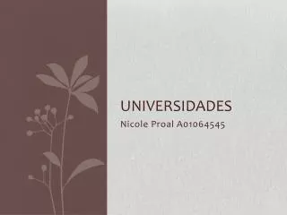 universidades