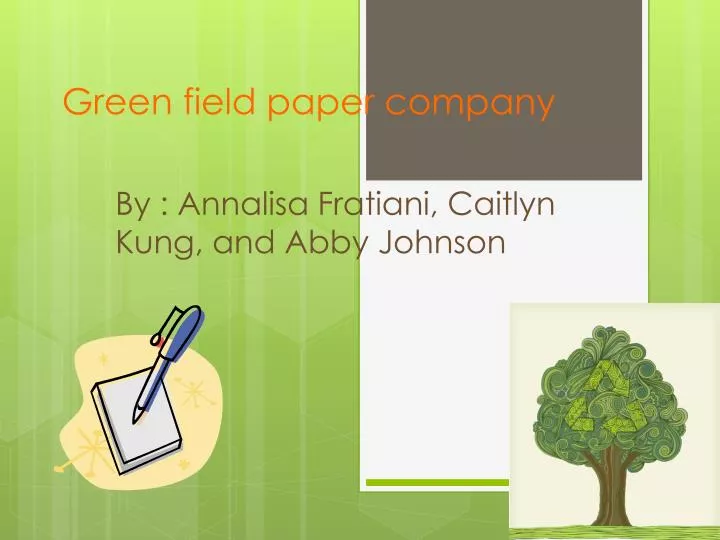 green field paper company