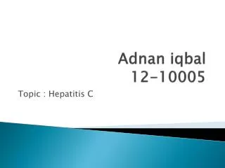adnan iqbal 12 10005