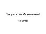 Temperature Measurement - slide 1