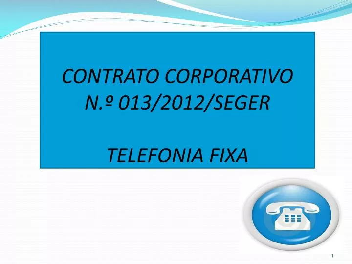 contrato corporativo n 013 2012 seger telefonia fixa