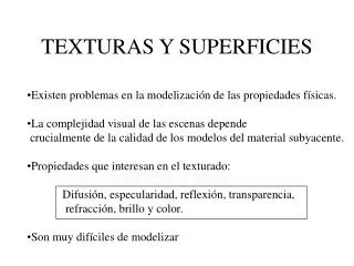 texturas y superficies