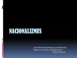 nacionalizmus