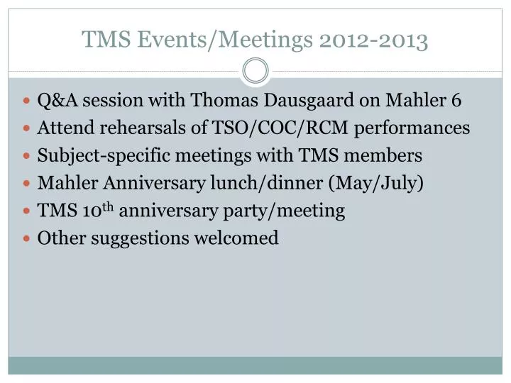 tms events meetings 2012 2013