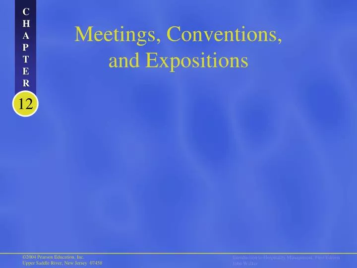 meetings conventions and expositions