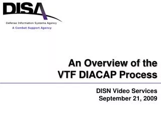 DISN Video Services September 21, 2009