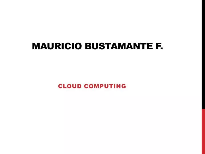 mauricio bustamante f