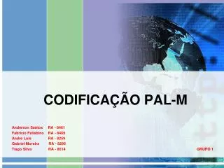 codifica o pal m