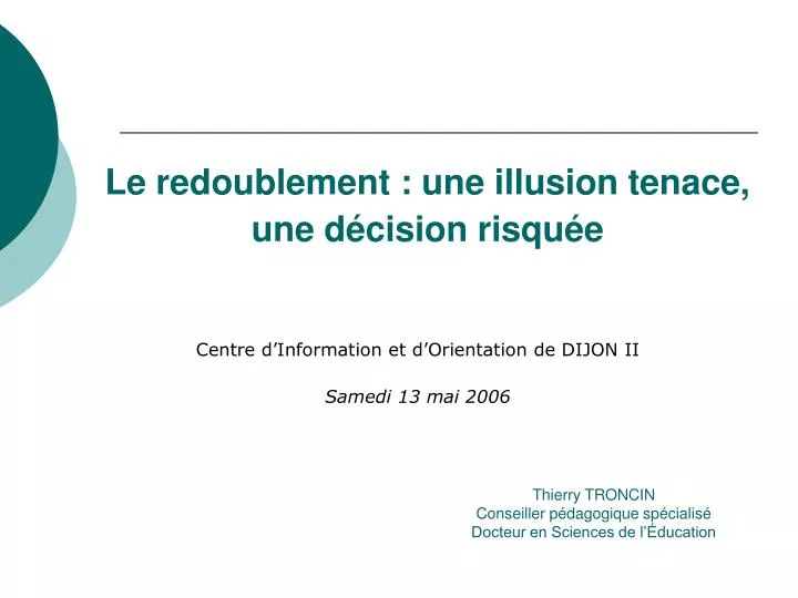 centre d information et d orientation de dijon ii samedi 13 mai 2006