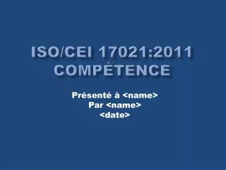 iso cei 17021 2011 comp tence