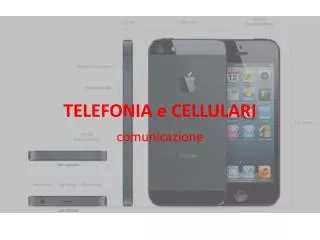 telefonia e cellulari