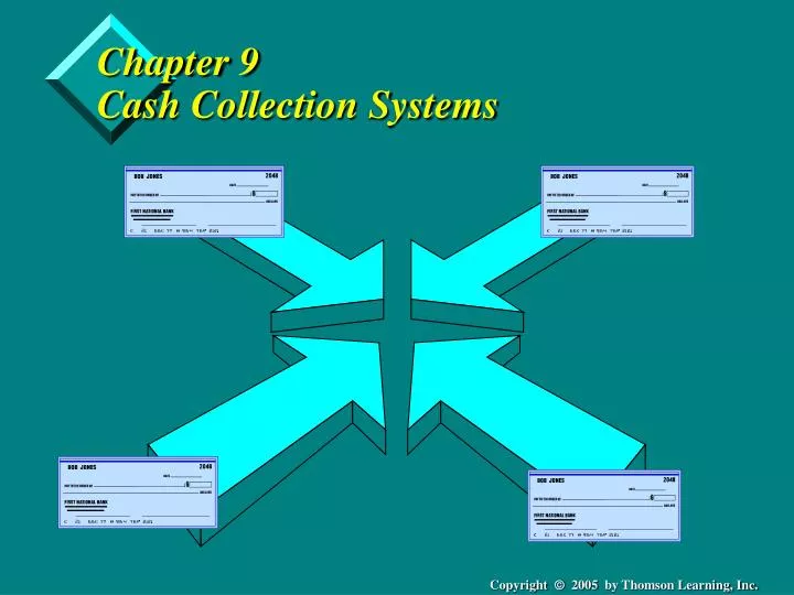 chapter 9 cash collection systems