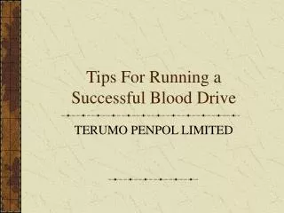 Tips For Running a Successful Blood Drive