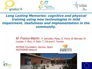 CIP- ICT- PSP: Proyecto LONG LASTING MEMORIES
