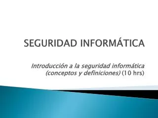 seguridad inform tica