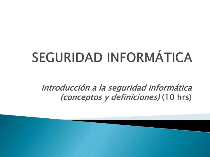 seguridad inform tica