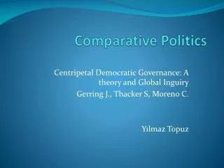 Comparative Politics