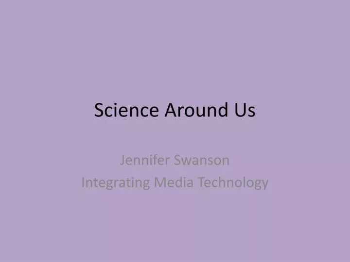 science around us