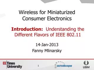 14-Jan-2013 Fanny Mlinarsky