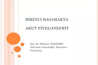 b r nc basamakta akut p yelonefr t