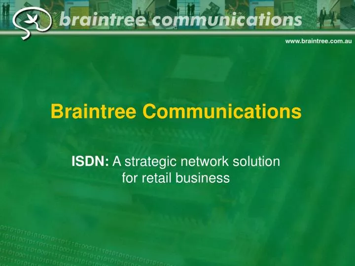 braintree communications