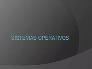 sistemas operativos